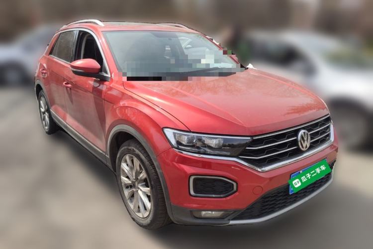 Used Volkswagen T-ROC 2019 230TSI DSG Two-Wheel-Drive Advanced Version China VI Standard Front Right 45 Deg