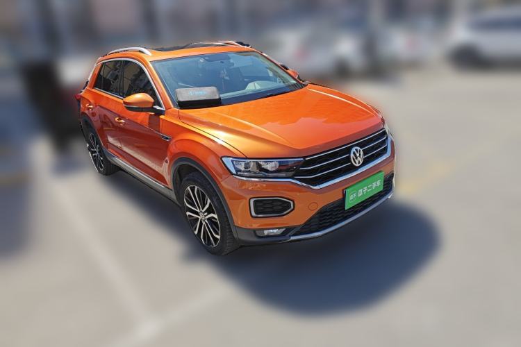 Used Volkswagen T-ROC 2019 280TSI DSG Two-Wheel Drive Comfort Version China VI Standard Front Right 45 Deg