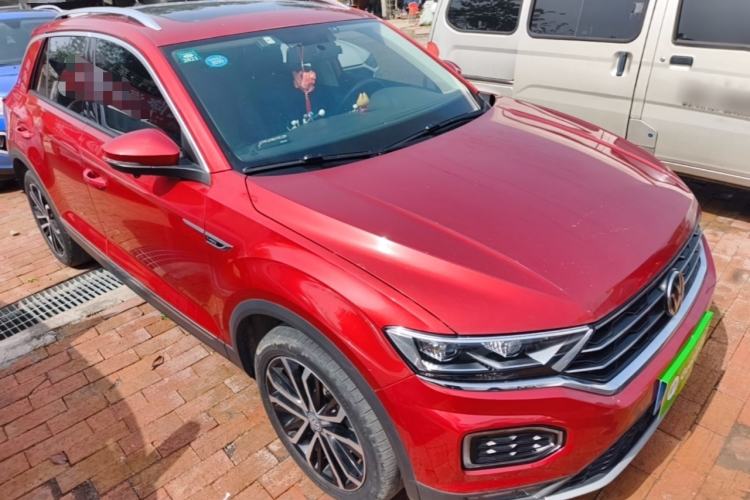 Used Volkswagen T-ROC 2019 280TSI DSG Two-Wheel Drive Comfort Version China VI Standard Front Right 45 Deg