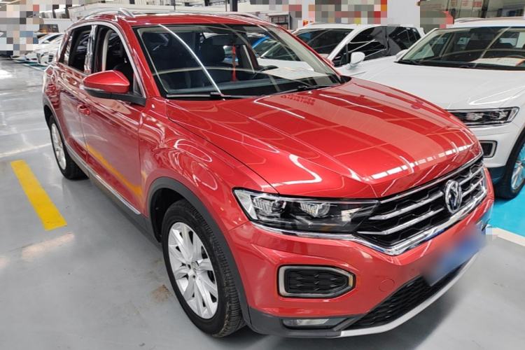 Used Volkswagen T-ROC 2019 230TSI DSG Two-Wheel-Drive Advanced Version China VI Standard Front Right 45 Deg
