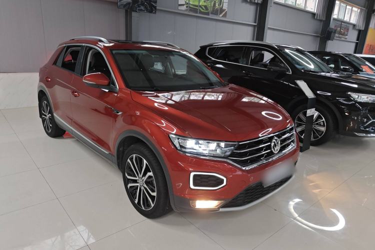 Used Volkswagen T-ROC 2019 280TSI DSG Two-Wheel Drive Comfort Version China VI Standard Front Right 45 Deg