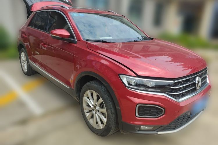 Used Volkswagen T-ROC 2019 230TSI DSG Two-Wheel-Drive Advanced Version China VI Standard Front Right 45 Deg