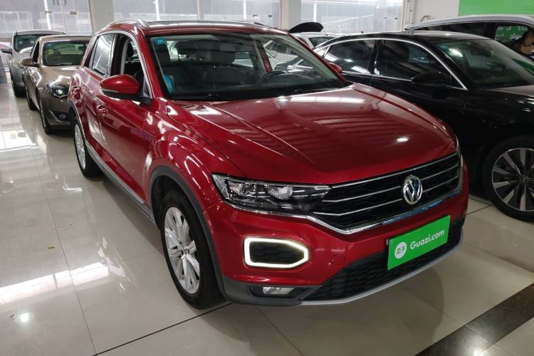 Used Volkswagen T-ROC 2019 230TSI DSG Two-Wheel-Drive Advanced Version China VI Standard Front Right 45 Deg