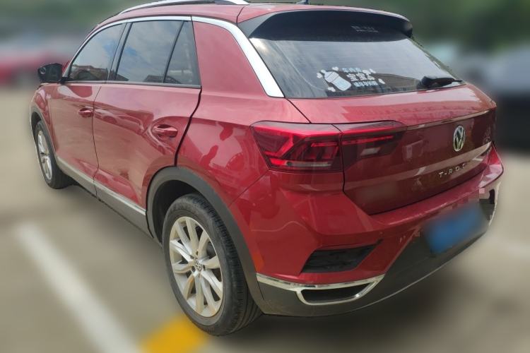 Used Volkswagen T-ROC 2019 230TSI DSG Two-Wheel-Drive Advanced Version China VI Standard Rear Left 45 Deg