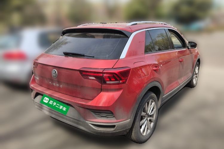 Used Volkswagen T-ROC 2019 230TSI DSG Two-Wheel-Drive Advanced Version China VI Standard Rear Right 45 Deg
