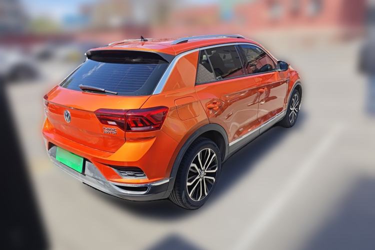 Used Volkswagen T-ROC 2019 280TSI DSG Two-Wheel Drive Comfort Version China VI Standard Rear Right 45 Deg