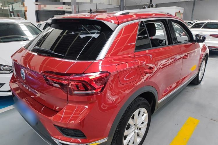 Used Volkswagen T-ROC 2019 230TSI DSG Two-Wheel-Drive Advanced Version China VI Standard Rear Right 45 Deg