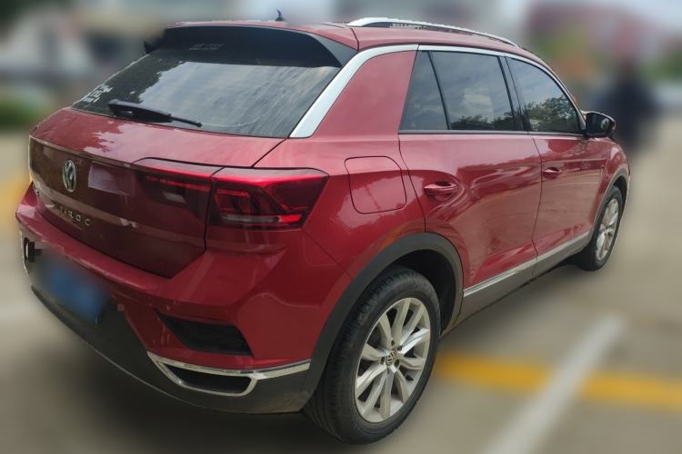 Used Volkswagen T-ROC 2019 230TSI DSG Two-Wheel-Drive Advanced Version China VI Standard Rear Right 45 Deg