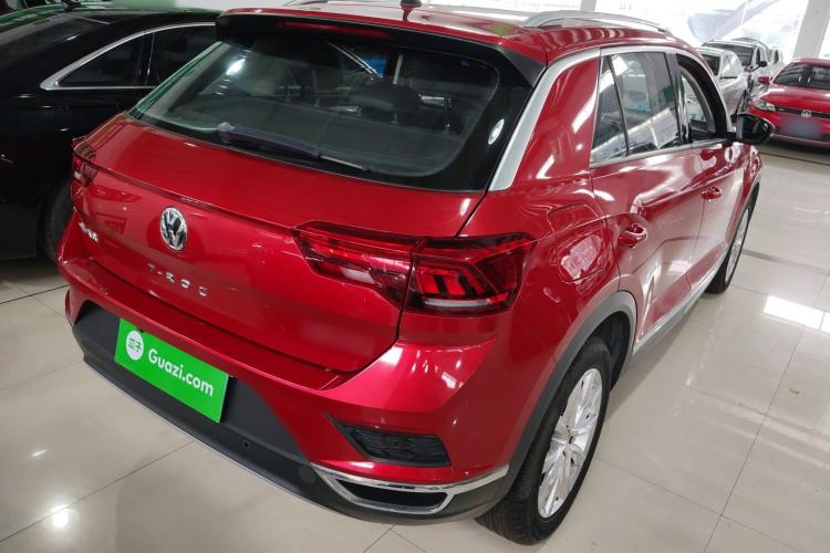 Used Volkswagen T-ROC 2019 230TSI DSG Two-Wheel-Drive Advanced Version China VI Standard Rear Right 45 Deg