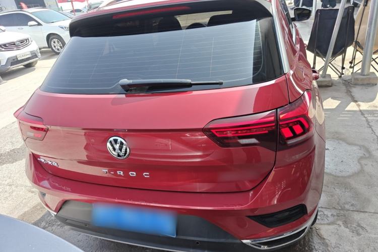 Used Volkswagen T-ROC 2019 230TSI DSG Two-Wheel-Drive Advanced Version China VI Standard Rear