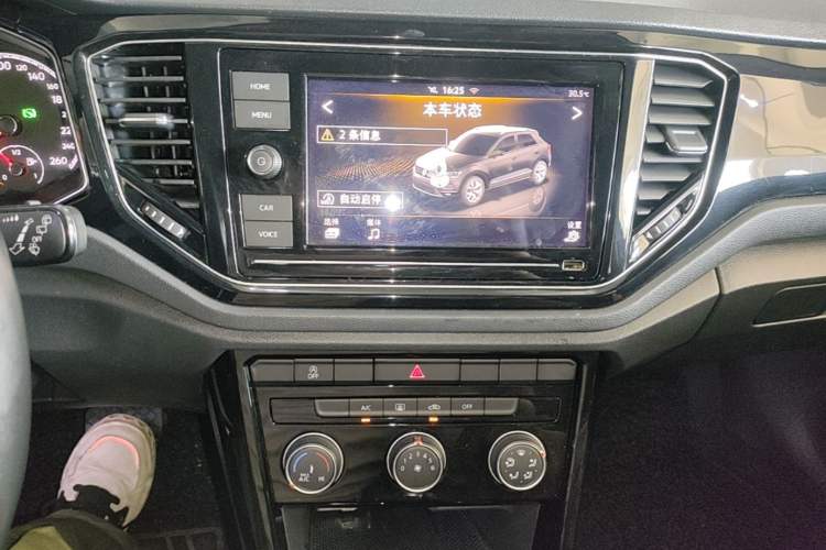 Used Volkswagen T-ROC 2019 280TSI DSG Two-Wheel Drive Comfort Version China VI Standard Audio And AC Panel