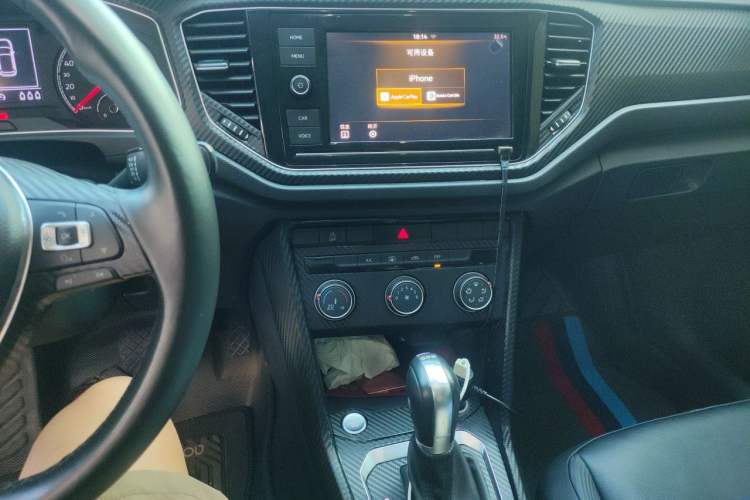 Used Volkswagen T-ROC 2019 280TSI DSG Two-Wheel Drive Comfort Version China VI Standard Audio And AC Panel