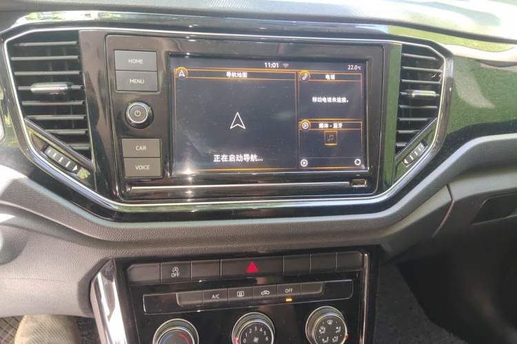 Used Volkswagen T-ROC 2019 280TSI DSG Two-Wheel Drive Comfort Version China VI Standard Audio And AC Panel