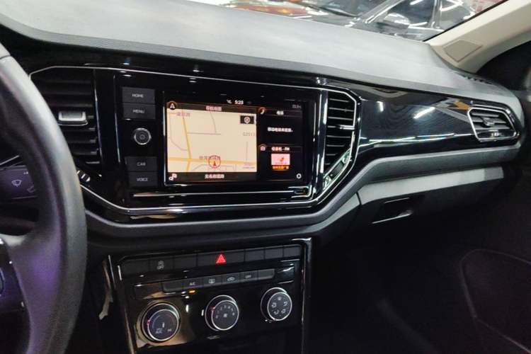 Used Volkswagen T-ROC 2019 280TSI DSG Two-Wheel Drive Comfort Version China VI Standard Audio And AC Panel
