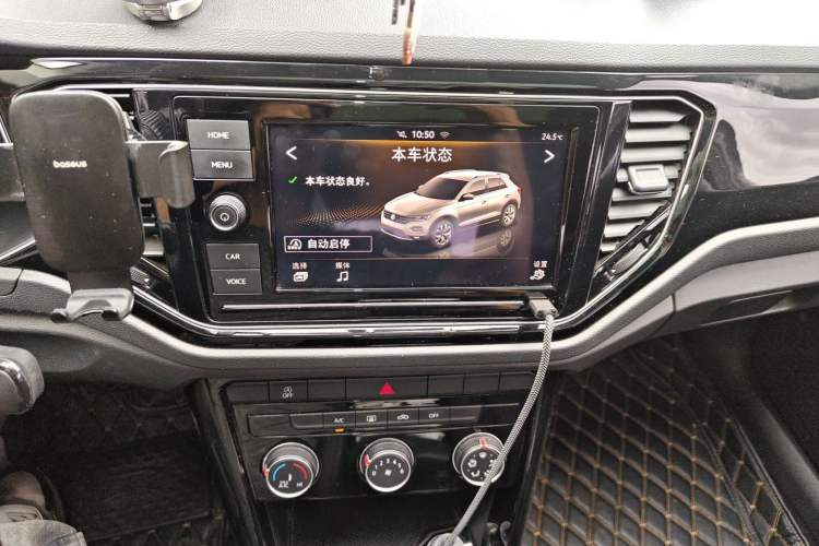 Used Volkswagen T-ROC 2019 280TSI DSG Two-Wheel Drive Comfort Version China VI Standard Audio And AC Panel