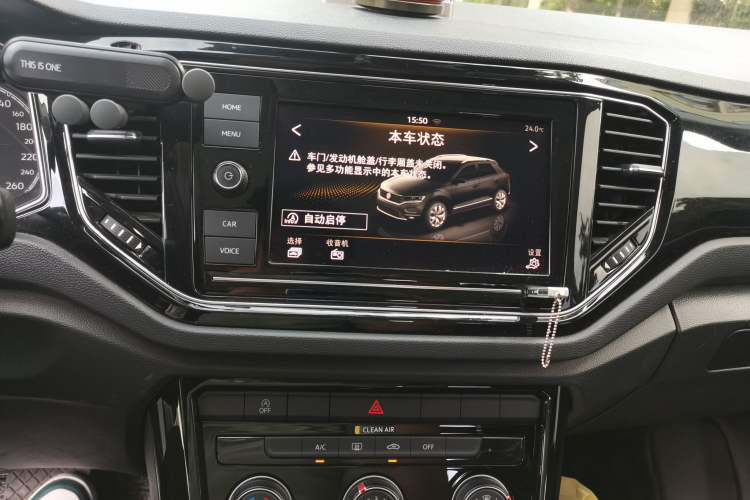 Used Volkswagen T-ROC 2019 280TSI DSG Two-Wheel Drive Comfort Version China VI Standard Audio And AC Panel