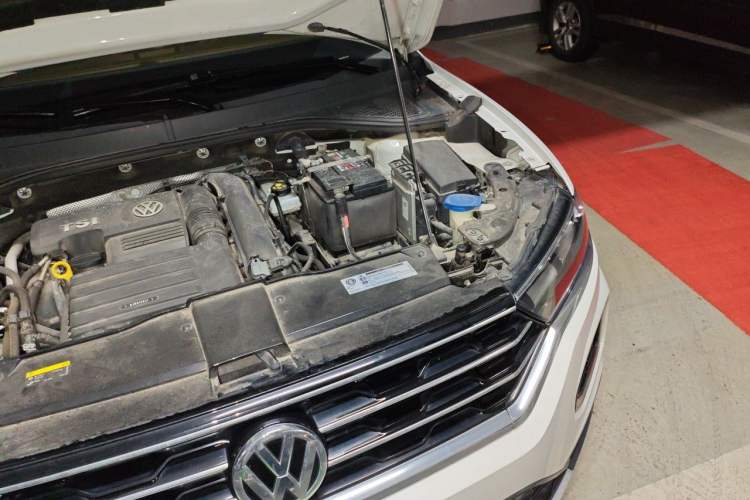 Used Volkswagen T-ROC 2019 230TSI DSG Two-Wheel-Drive Advanced Version China VI Standard Engine Bay Left