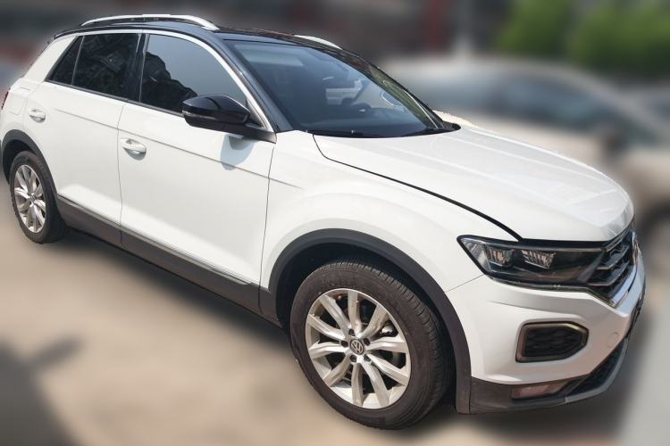 Used Volkswagen T-ROC 2019 230TSI DSG Two-Wheel-Drive Advanced Version China VI Standard Front Right 45 Deg