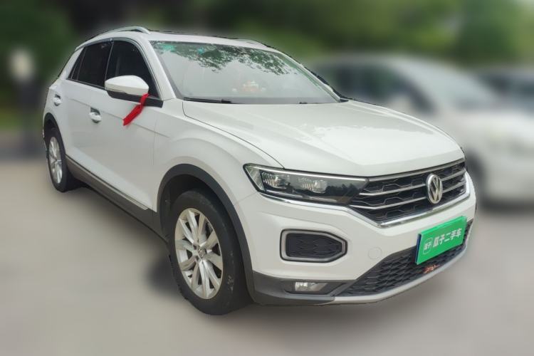 Used Volkswagen T-ROC 2019 230TSI DSG Two-Wheel-Drive Advanced Version China VI Standard Front Right 45 Deg