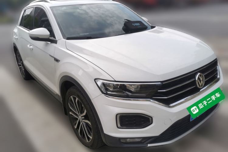Used Volkswagen T-ROC 2019 280TSI DSG Two-Wheel Drive Comfort Version China VI Standard Front Right 45 Deg