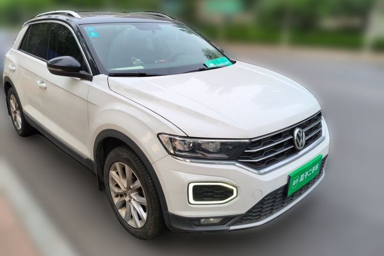 Used Volkswagen T-ROC 2019 230TSI DSG Two-Wheel-Drive Advanced Version China VI Standard Front Right 45 Deg