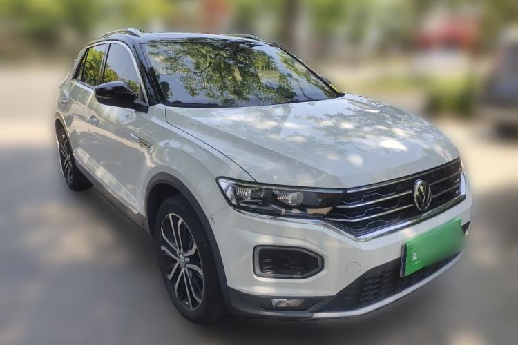 Used Volkswagen T-ROC 2019 280TSI DSG Two-Wheel Drive Comfort Version China VI Standard Front Right 45 Deg