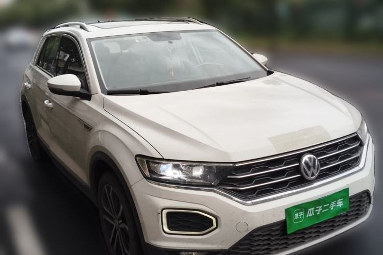 Used Volkswagen T-ROC 2019 280TSI DSG Two-Wheel Drive Advanced Version China VI Standard Front Right 45 Deg