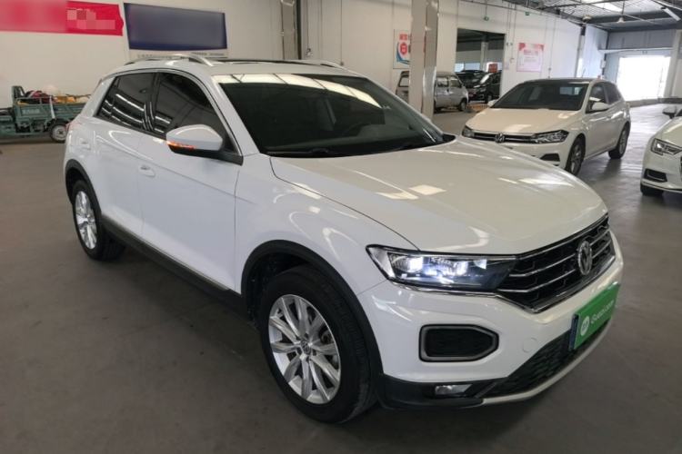 Used Volkswagen T-ROC 2019 280TSI DSG Two-Wheel Drive Advanced Version China VI Standard Front Right 45 Deg
