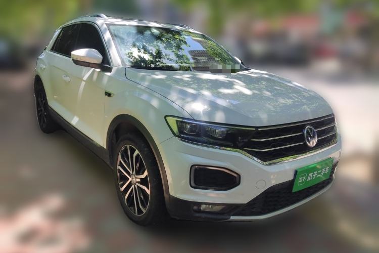 Used Volkswagen T-ROC 2019 280TSI DSG Two-Wheel Drive Comfort Version China VI Standard Front Right 45 Deg
