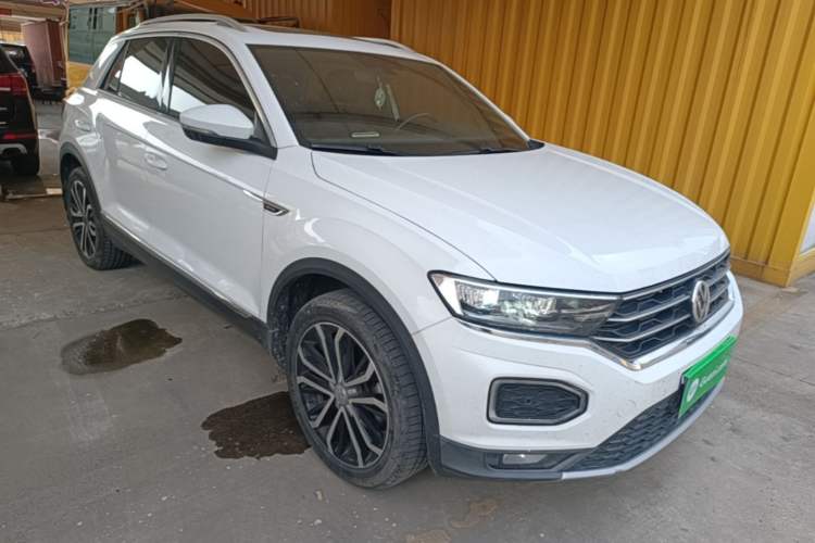 Used Volkswagen T-ROC 2019 280TSI DSG Four-Wheel Drive Luxury Version China V Standard Front Right 45 Deg