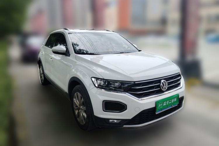 Used Volkswagen T-ROC 2019 230TSI DSG Two-Wheel-Drive Advanced Version China VI Standard Front Right 45 Deg