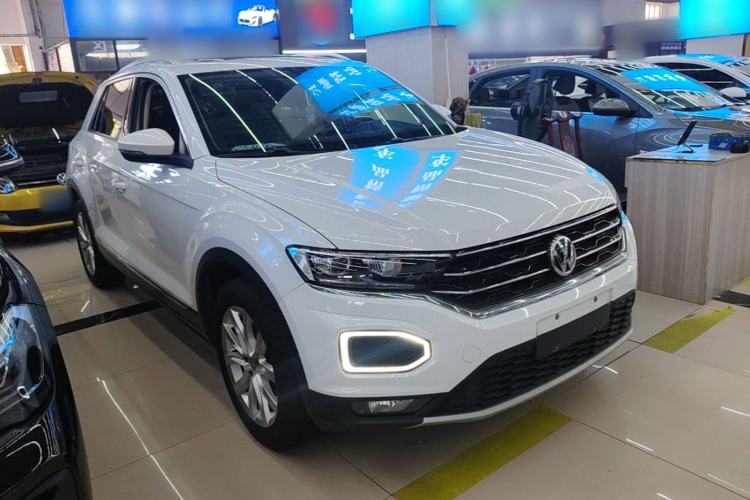 Used Volkswagen T-ROC 2019 230TSI DSG Two-Wheel-Drive Advanced Version China VI Standard Front Right 45 Deg
