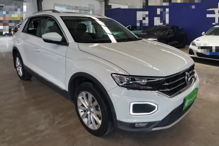 Used Volkswagen T-ROC 2019 230TSI DSG Two-Wheel-Drive Advanced Version China VI Standard Front Right 45 Deg