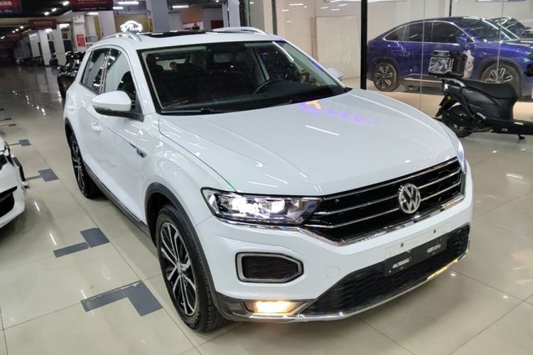 Used Volkswagen T-ROC 2019 280TSI DSG Two-Wheel Drive Comfort Version China VI Standard Front Right 45 Deg