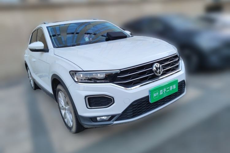 Used Volkswagen T-ROC 2019 230TSI DSG Two-Wheel-Drive Advanced Version China VI Standard Front Right 45 Deg