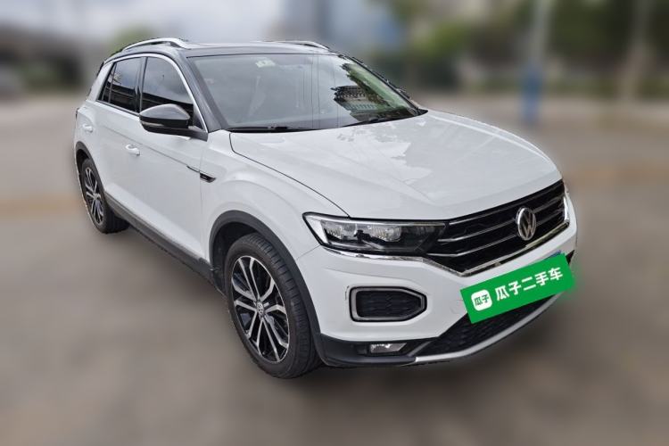 Used Volkswagen T-ROC 2019 280TSI DSG Two-Wheel Drive Comfort Version China VI Standard Front Right 45 Deg