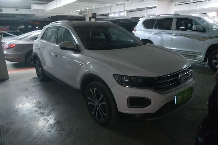 Used Volkswagen T-ROC 2019 280TSI DSG Four-Wheel Drive Luxury Version China V Standard Front Right 45 Deg