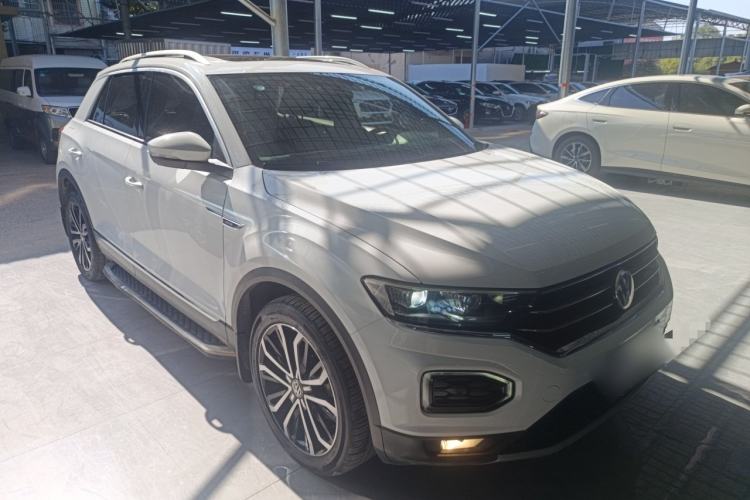 Used Volkswagen T-ROC 2019 280TSI DSG Four-Wheel Drive Luxury Version China V Standard Front Right 45 Deg
