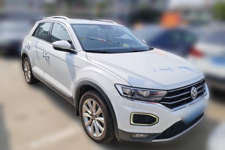 Used Volkswagen T-ROC 2019 230TSI DSG Two-Wheel-Drive Advanced Version China VI Standard Front Right 45 Deg