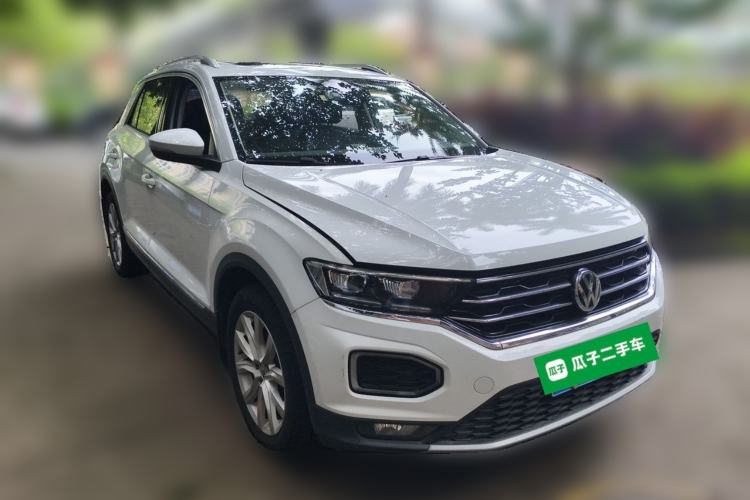 Used Volkswagen T-ROC 2019 230TSI DSG Two-Wheel-Drive Advanced Version China VI Standard Front Right 45 Deg