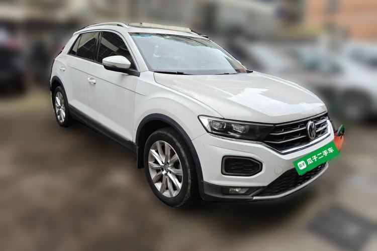 Used Volkswagen T-ROC 2019 230TSI DSG Two-Wheel-Drive Advanced Version China VI Standard Front Right 45 Deg