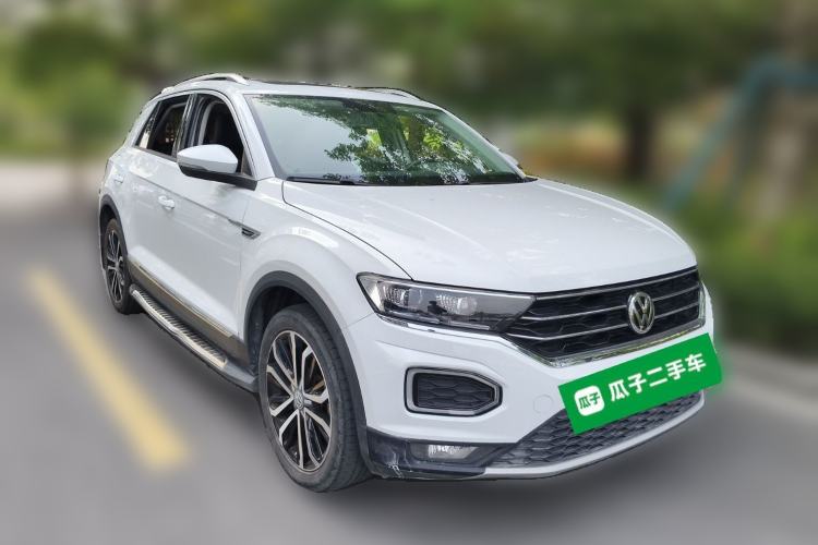 Used Volkswagen T-ROC 2019 280TSI DSG Two-Wheel Drive Comfort Version China VI Standard Front Right 45 Deg