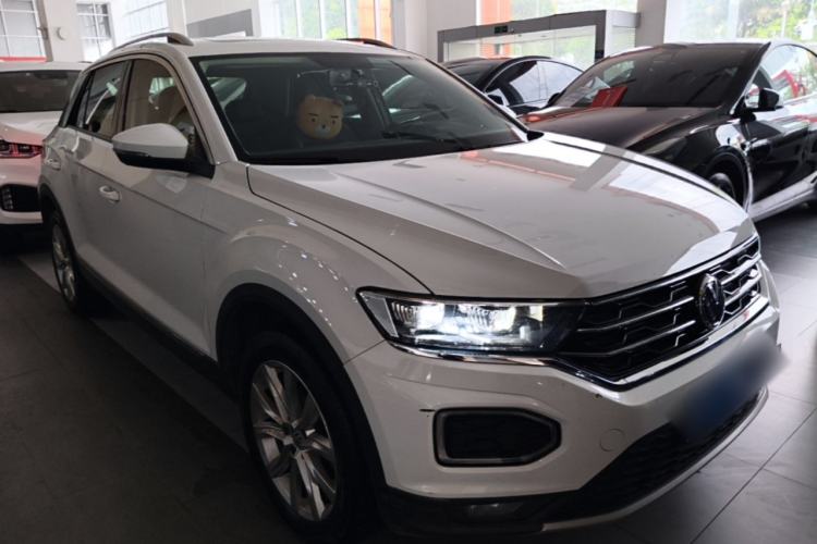 Used Volkswagen T-ROC 2019 230TSI DSG Two-Wheel-Drive Advanced Version China VI Standard Front Right 45 Deg