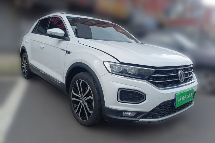 Used Volkswagen T-ROC 2019 280TSI DSG Four-Wheel Drive Luxury Version China V Standard Front Right 45 Deg