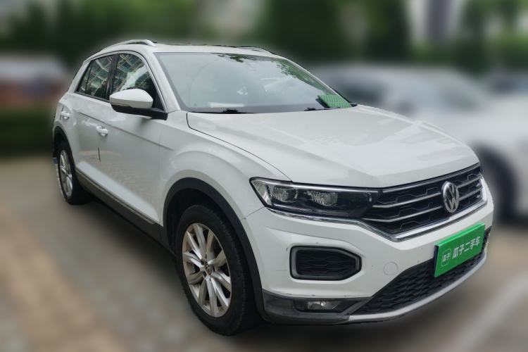 Used Volkswagen T-ROC 2019 230TSI DSG Two-Wheel-Drive Advanced Version China VI Standard Front Right 45 Deg