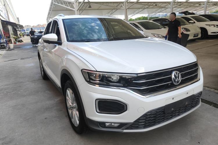 Used Volkswagen T-ROC 2019 230TSI DSG Two-Wheel-Drive Advanced Version China VI Standard Front Right 45 Deg