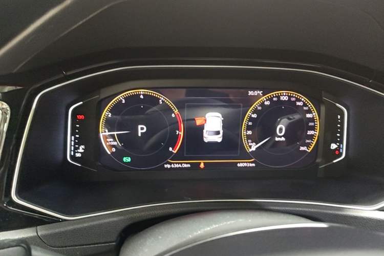 Used Volkswagen T-ROC 2019 280TSI DSG Two-Wheel-Drive Luxury Version China V Emission Standard Instrument Cluster