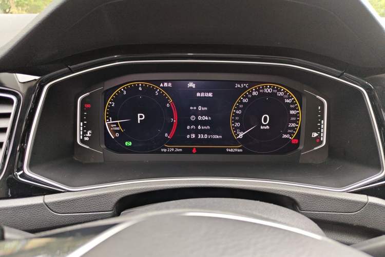 Used Volkswagen T-ROC 2019 280TSI DSG Two-Wheel Drive Comfort Version China VI Standard Instrument Cluster