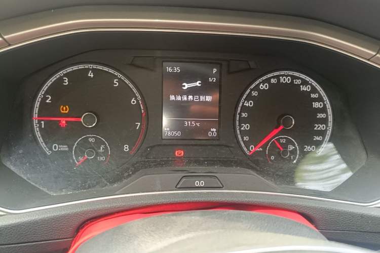 Used Volkswagen T-ROC 2019 280TSI DSG Two-Wheel Drive Advanced Version China VI Standard Instrument Cluster