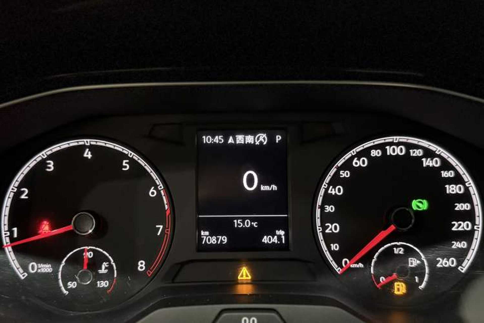 Used Volkswagen T-ROC 2019 280TSI DSG Two-Wheel Drive Comfort Version China VI Standard Odometer Close Up